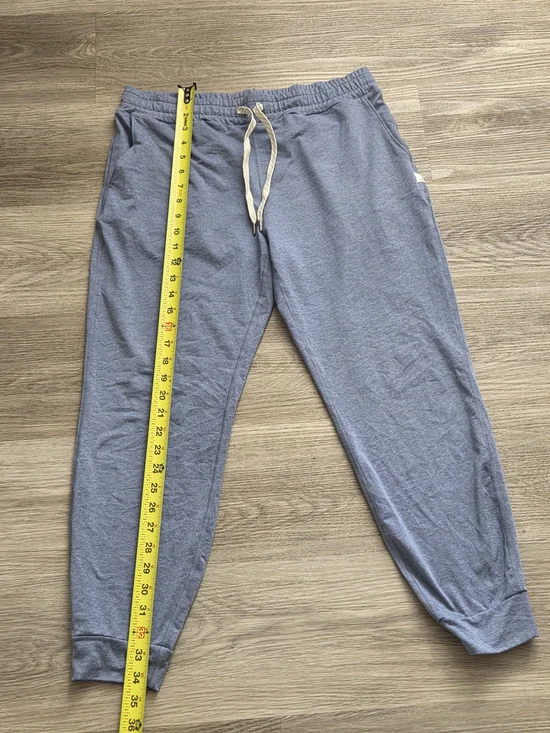 Vuori Heather Gray Women's Jogger Pants with Drawstring - Picture 3 of 5
